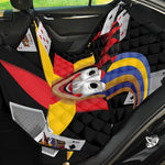 Joker And Playing Cards Print Pet Car Back Seat Cover