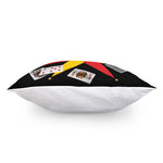 Joker And Playing Cards Print Pillow Cover