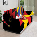 Joker And Playing Cards Print Sofa Cover