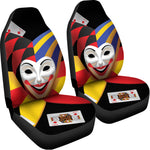 Joker And Playing Cards Print Universal Fit Car Seat Covers