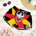Joker And Playing Cards Print Women's Shorts
