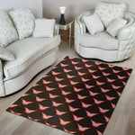 Joker Smile Pattern Print Area Rug