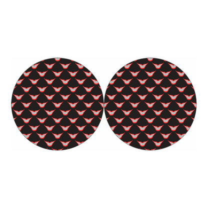 Joker Smile Pattern Print Car Coasters
