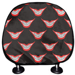 Joker Smile Pattern Print Car Headrest Covers