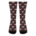 Joker Smile Pattern Print Crew Socks