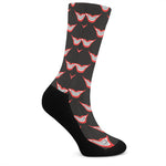 Joker Smile Pattern Print Crew Socks
