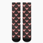Joker Smile Pattern Print Crew Socks