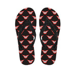 Joker Smile Pattern Print Flip Flops