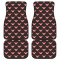 Joker Smile Pattern Print Front and Back Car Floor Mats