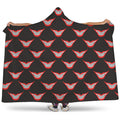 Joker Smile Pattern Print Hooded Blanket