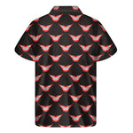 Joker Smile Pattern Print Men's Short Sleeve Shirt