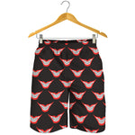 Joker Smile Pattern Print Men's Shorts