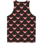 Joker Smile Pattern Print Men's Tank Top