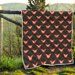 Joker Smile Pattern Print Quilt