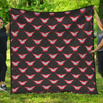 Joker Smile Pattern Print Quilt
