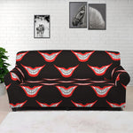 Joker Smile Pattern Print Sofa Cover