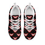 Joker Smile Pattern Print White Sneakers