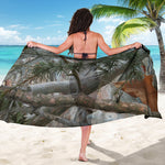 Jungle Hunting Camouflage Print Beach Sarong Wrap