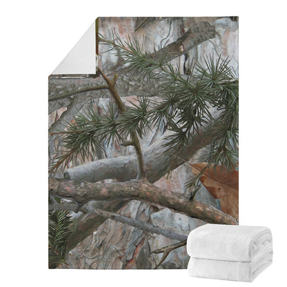 Jungle Hunting Camouflage Print Blanket