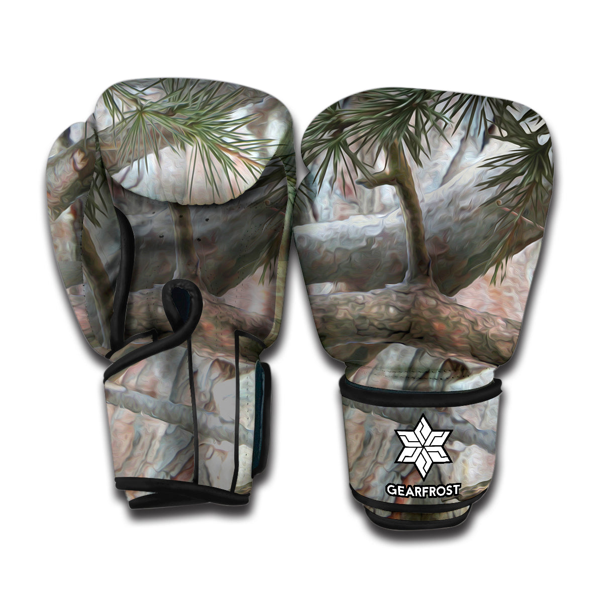 Jungle Hunting Camouflage Print Boxing Gloves