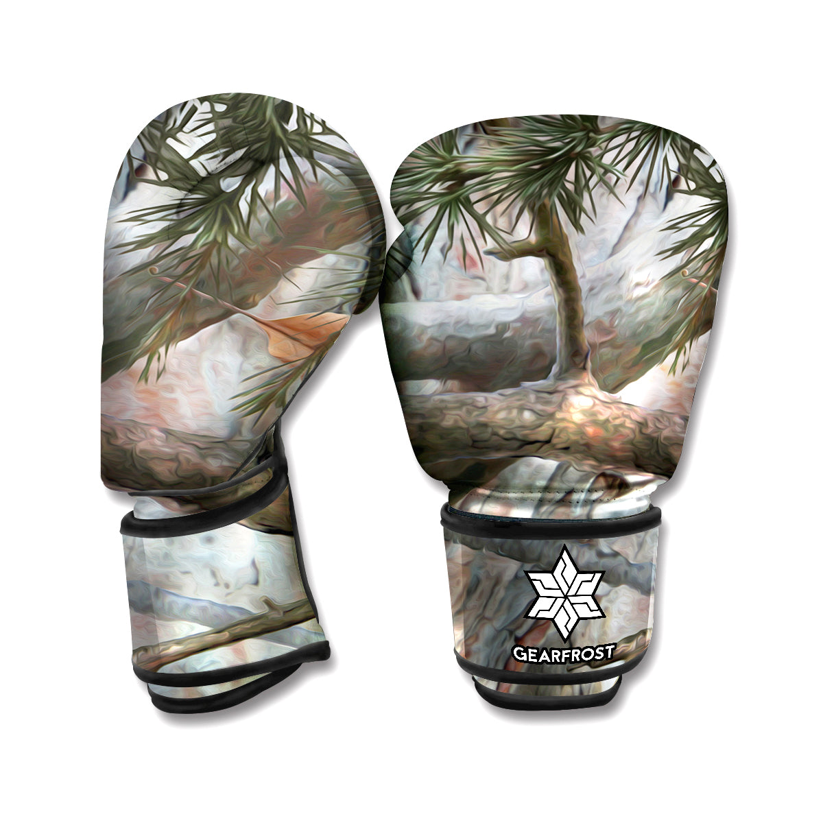 Jungle Hunting Camouflage Print Boxing Gloves