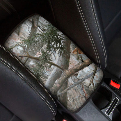 Jungle Hunting Camouflage Print Car Center Console Cover