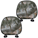 Jungle Hunting Camouflage Print Car Headrest Covers