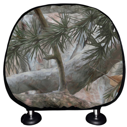 Jungle Hunting Camouflage Print Car Headrest Covers