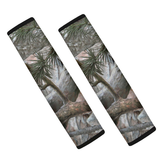 Jungle Hunting Camouflage Print Car Seat Belt Covers