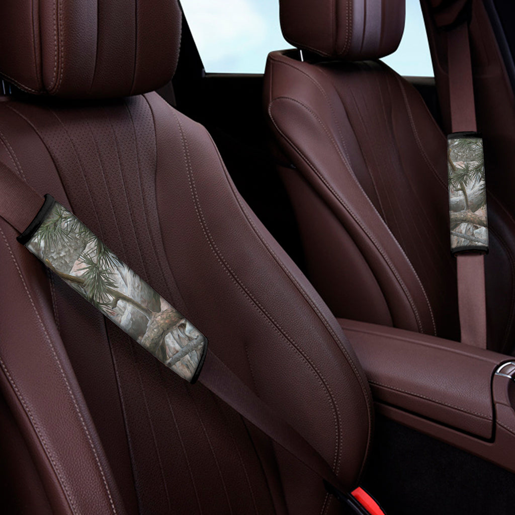 Jungle Hunting Camouflage Print Car Seat Belt Covers
