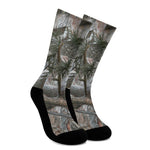 Jungle Hunting Camouflage Print Crew Socks