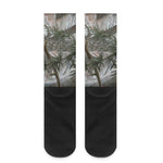 Jungle Hunting Camouflage Print Crew Socks