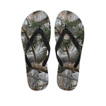 Jungle Hunting Camouflage Print Flip Flops