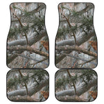 Jungle Hunting Camouflage Print Front and Back Car Floor Mats