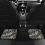 Jungle Hunting Camouflage Print Front and Back Car Floor Mats