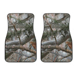 Jungle Hunting Camouflage Print Front Car Floor Mats