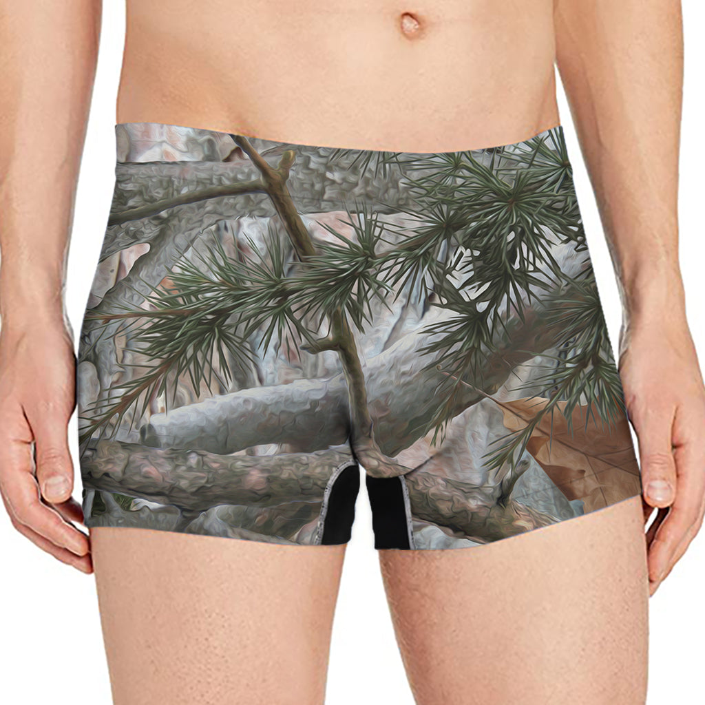 Jungle Hunting Camouflage Print Men's Boxer Briefs