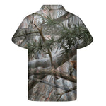 Jungle Hunting Camouflage Print Men's Short Sleeve Shirt