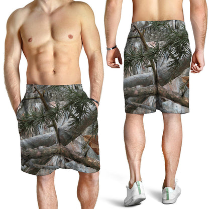 Jungle Hunting Camouflage Print Men's Shorts
