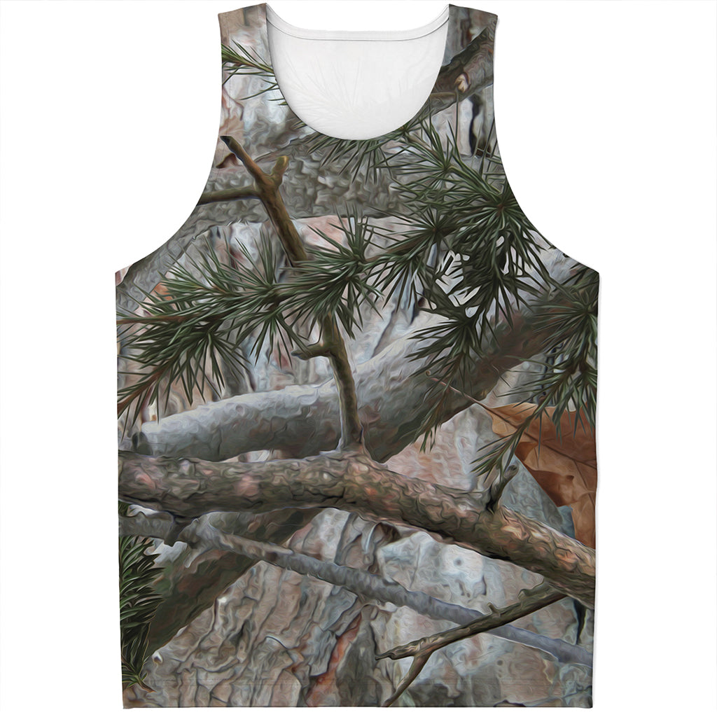 Jungle Hunting Camouflage Print Men's Tank Top