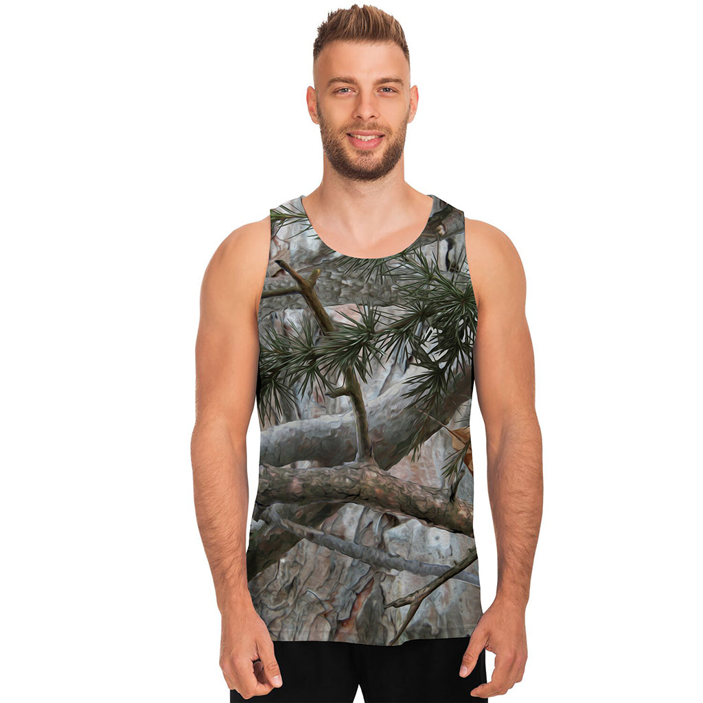 Jungle Hunting Camouflage Print Men's Tank Top