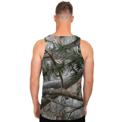 Jungle Hunting Camouflage Print Men's Tank Top