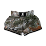 Jungle Hunting Camouflage Print Muay Thai Boxing Shorts