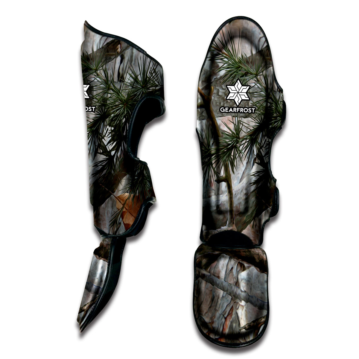 Jungle Hunting Camouflage Print Muay Thai Shin Guard