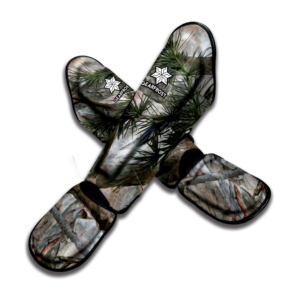 Jungle Hunting Camouflage Print Muay Thai Shin Guard