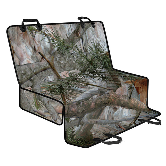 Jungle Hunting Camouflage Print Pet Car Back Seat Cover