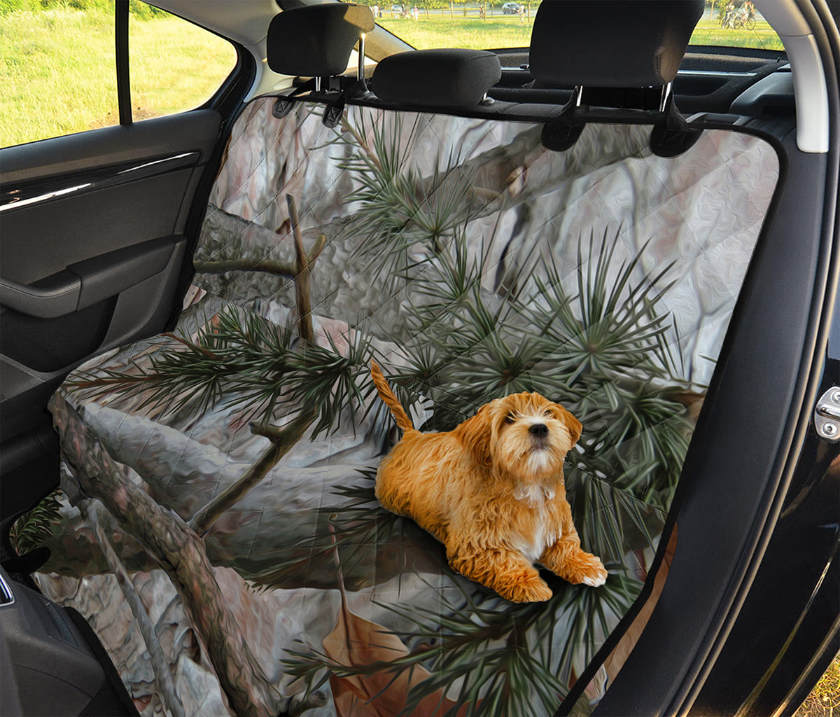 Jungle Hunting Camouflage Print Pet Car Back Seat Cover