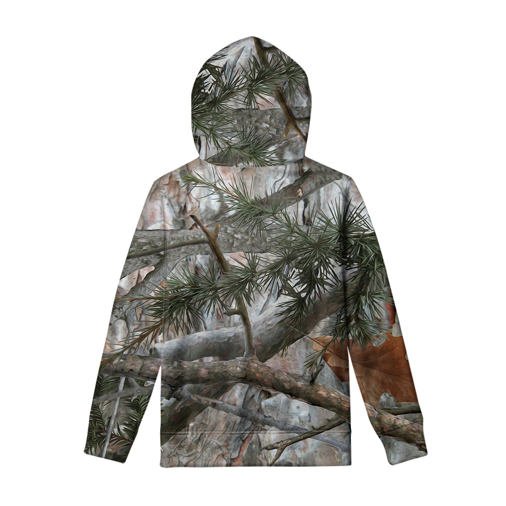 Jungle Hunting Camouflage Print Pullover Hoodie