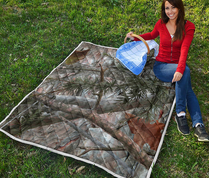Jungle Hunting Camouflage Print Quilt