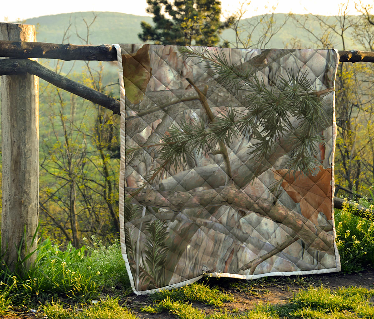 Jungle Hunting Camouflage Print Quilt